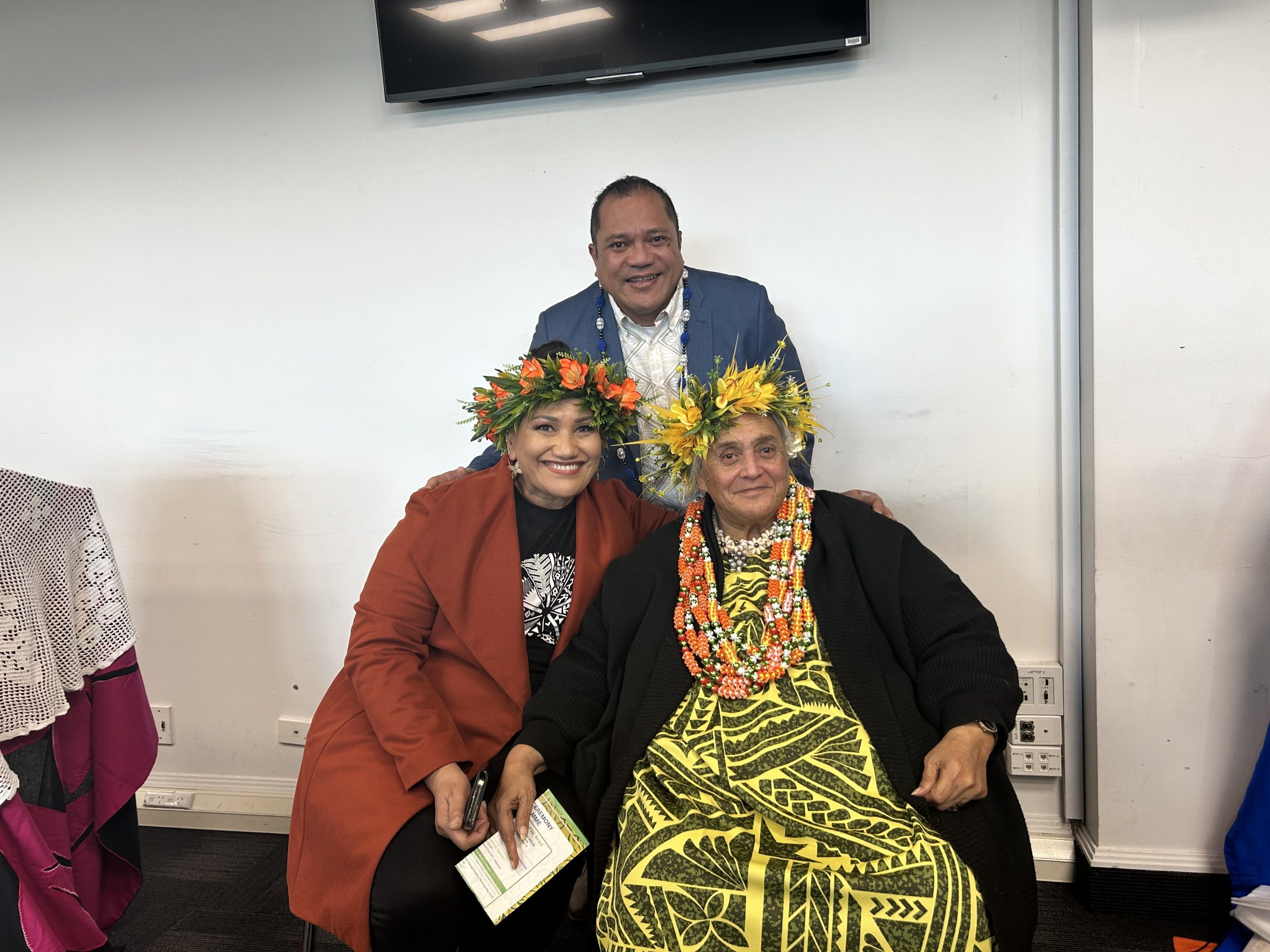 Linda Zoll, Ron Viviani and Mama Tupou Manapouri