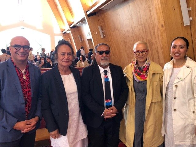 Left to Right: Iani Nemani (CPL Trustee), Mrs Taape, Hon Isaia Taape (Minister of Health - Tuvalu), Geradine Cliffor-Lidstone (CEO MPP), Louisa Vaeluaga (MPP).